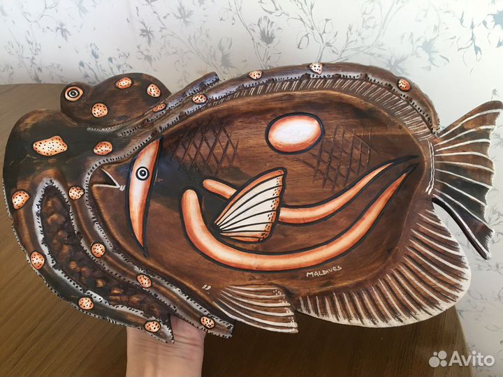 Тарелка Рыба Мальдивы