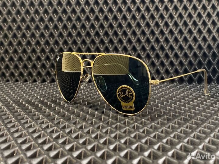 Солнцезащитные очки Ray Ban Aviator 3026 стекло