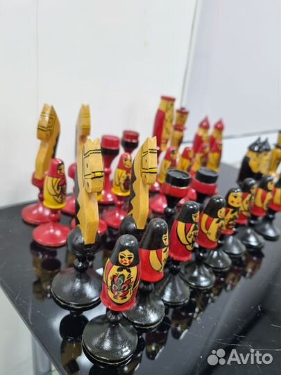 Матрешки-шахматы, Фигурки-32 шт. (без доски)