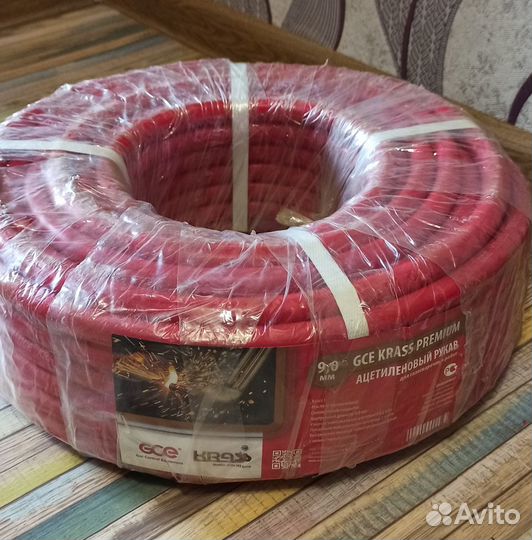 Ацетиленовый рукав, шланг 40 метров krass GCE
