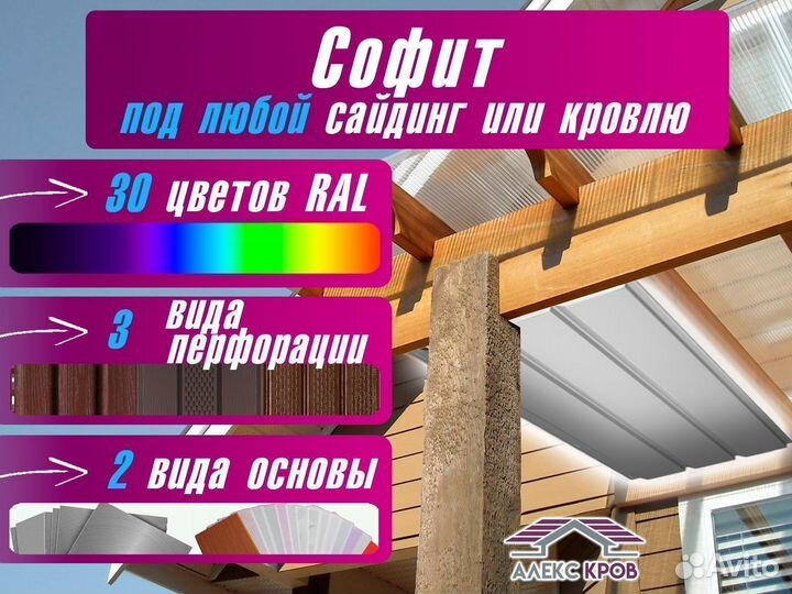 Софиты для кровли