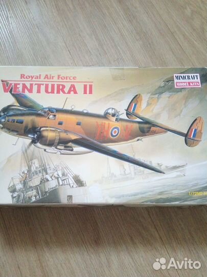 Модель самолета Minicraft. Raf ventura 2 1/72