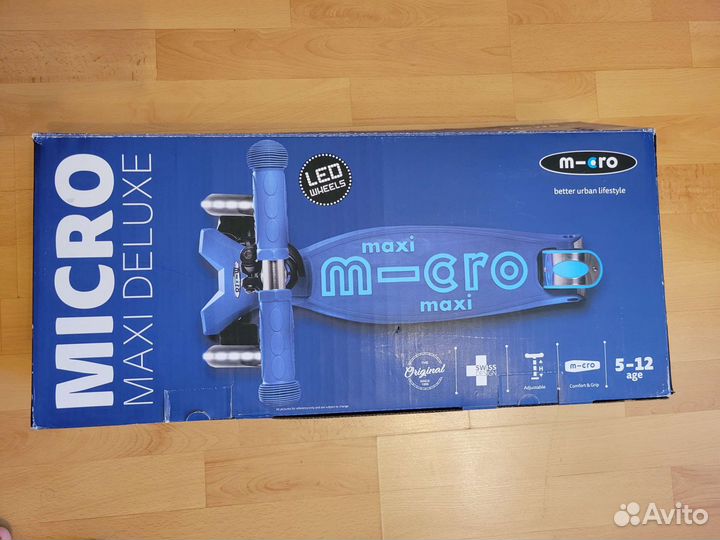 Самокат Micro Maxi Deluxe LED