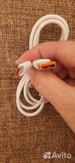 Кабель для быстрой зарядки Type-C 6A 66W
