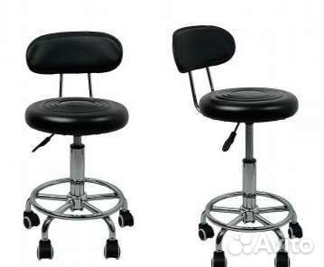 Стул на колёсах со спинкой