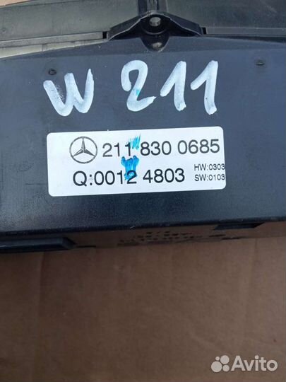 Mercedes W211 управление климат-контролем
