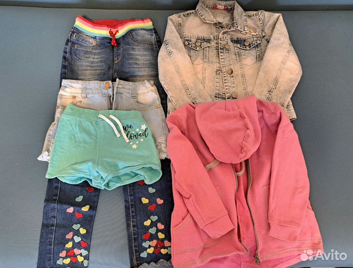 Вещи пакетом на девочку 122-128