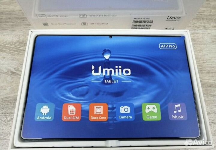 Планшет umiio a19 pro новый +гарантия