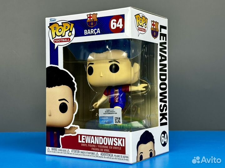 Funko Pop Football 64 Robert Lewandowski FC Barca