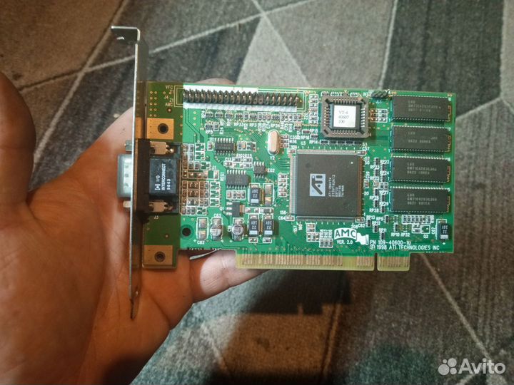 Ретро видеокарта 1998г