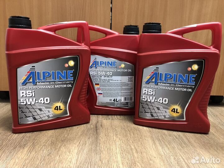 Alpine 5W40 RSi4L (синт.моторное масло) 0100148
