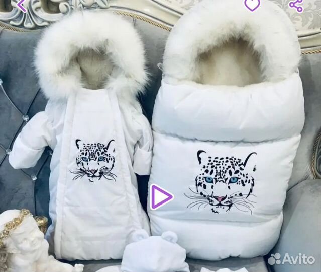 Конверт на выписку зимний