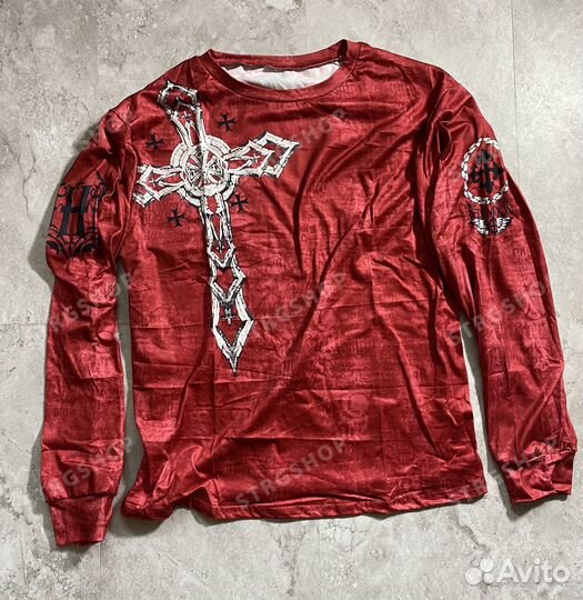 Лонгслив affliction red