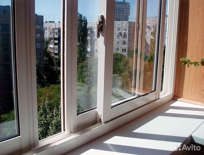Алюминиевые раздвижные окна на балкон