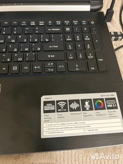 Acer aspire 5 А 515 51G