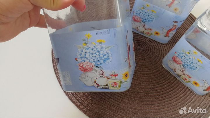 Стеклянная банка для сыпучих продуктов 900 мл