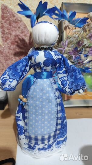 Славянская кукла мотанка Берегиня, Вербница, Трав