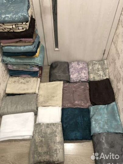 Готовые Шторы и тюль новые комплект 2шт Турция