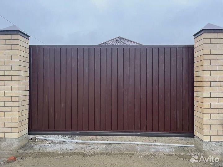 Откатные ворота Ворота металлические