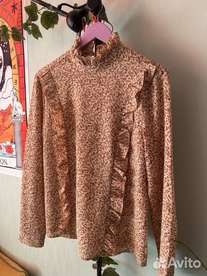 Блузка женская винтажная в стиле Лолита