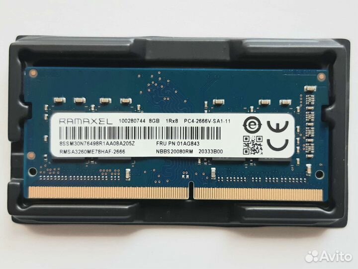Оперативная память 8Gb Ramaxel DDR4-2666 SO-dimm
