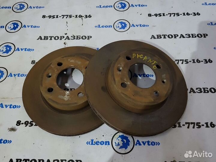 Диск тормозной kia picanto