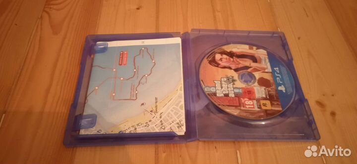 Диск для ps4 гта5