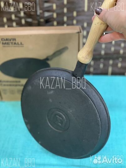 Сковорода блинная, чугунная