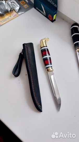 Финка жиганская финский нож на наборном оргстекле