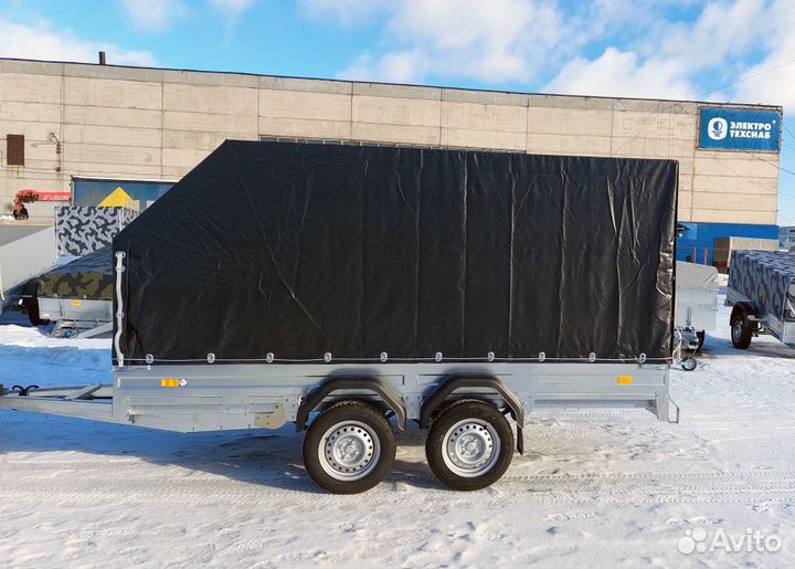 Двухосный прицеп 3.5х1.5 R13 