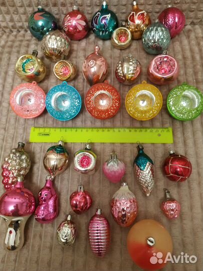 Елочные игрушки СССР