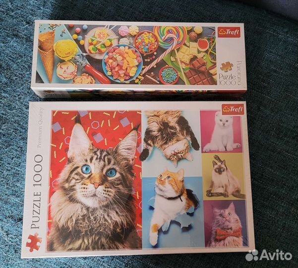 Новые пазлы Trefl 1000 элементов в упаковке