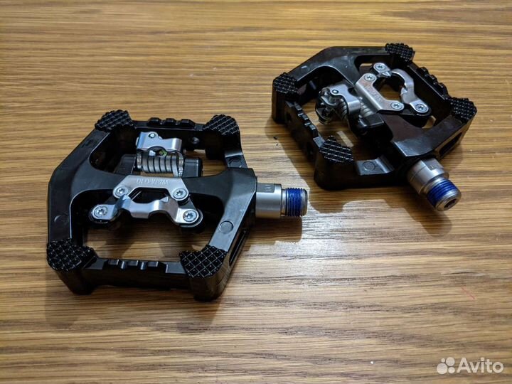 Педали контактные SPD Decathlon / Wellgo / Zeray