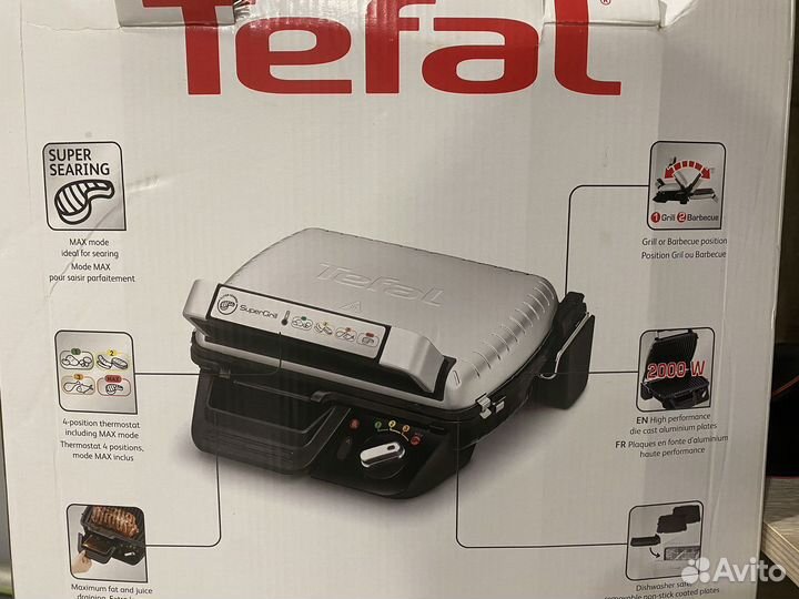 Электро гриль Tefal SuperGrill GC450B32