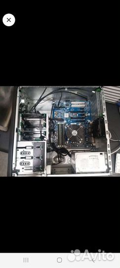 Корпус материнка Салазки hdd HP z220 i5-3470