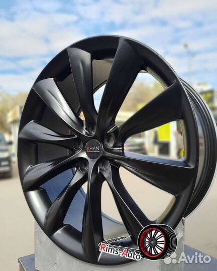 Диски на tesla r21 5x114.3 чёрный матовый
