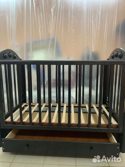 Кроватка Лель (маятник + закрытый ящик)