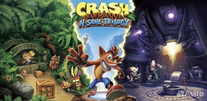 Crash Bandicoot N. Sane Trilogy на PS4 PS5