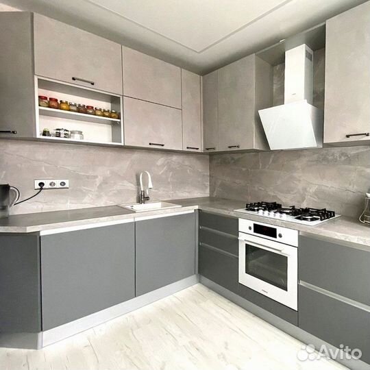 Кухонный гарнитур угловой современный