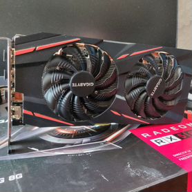 Видеокарта rx580 8gb gigabyte