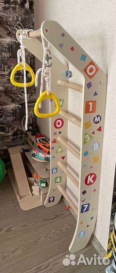 Детская шведская стенка деревянная