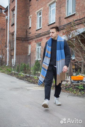 Палантин унисекс ручной работы