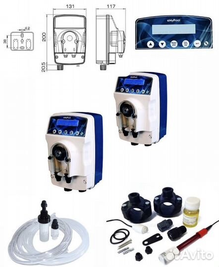 Станции дозирования и контроля уровня pH/Rx Etatro