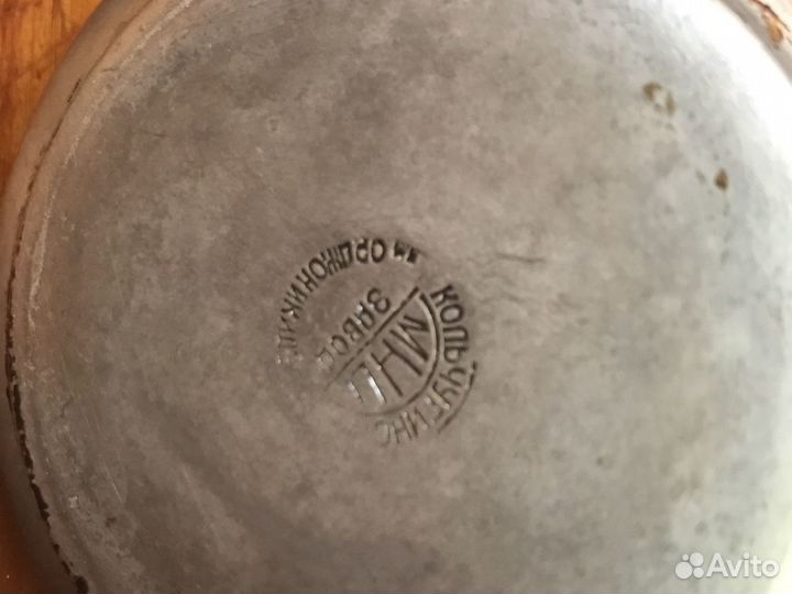 Мельхиоровый чайник сахарница Кольчугино
