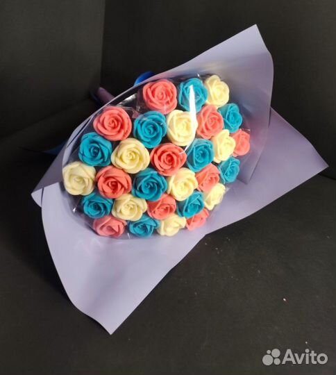 Розы из Бельгийского Шоколада - 29 шт в Букете