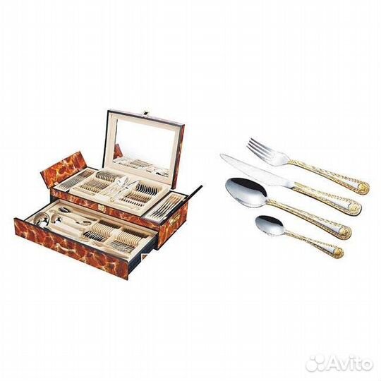 Набор столовых приборов новый 12 персон
