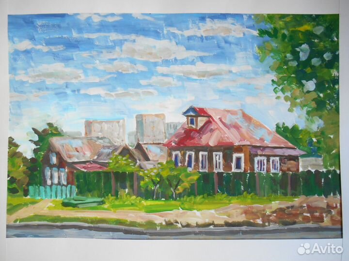 Картины гуашью