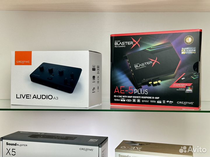 Creative G6/ Z SE/ FX/ X4/ X5/ AE-5/ AE-7/ AE-9