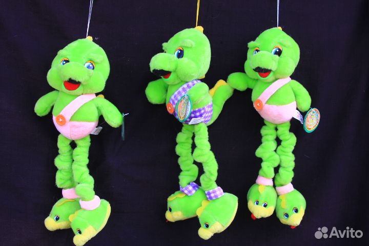 Мягкая музыкальная игрушка дракончик