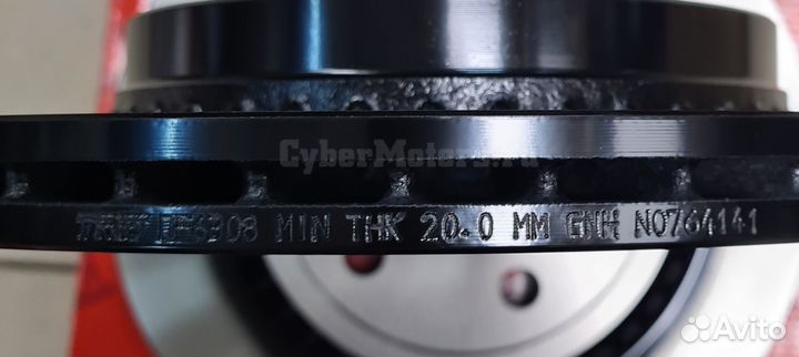 Диск тормозной задний volvo XC60